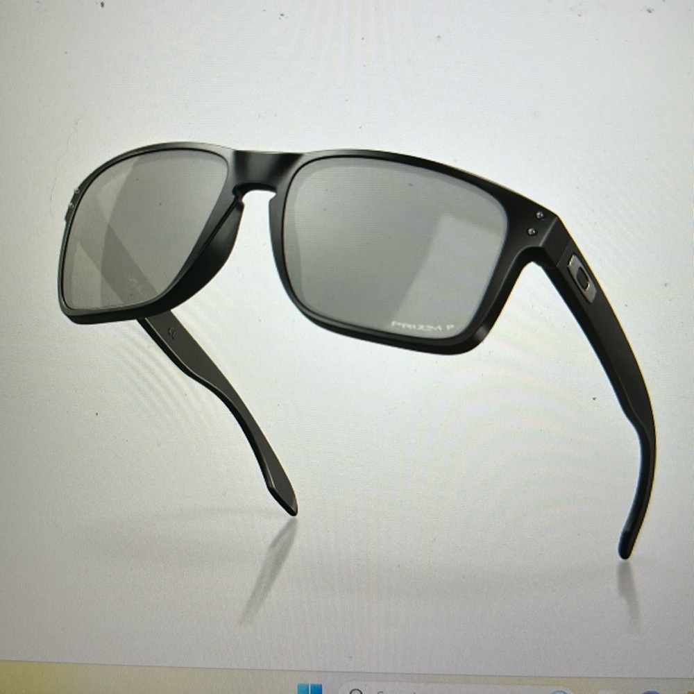 Oakley Holbrook XL sunglasses in Matte Black with Prism Black Polarized lenses